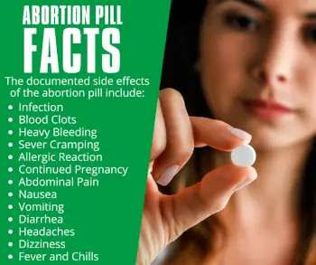 North Dakota abortion pill information.
